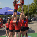 Cheerleader beim Auftritt in Fulda-Münsterfeld