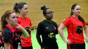 Frauen Nationnalmannschaft beim Traing in Fulda