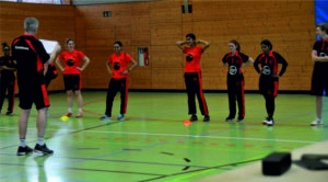 Frauen Nationnalmannschaft beim Traing in Fulda